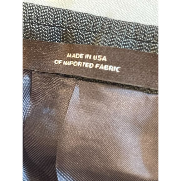 Joseph Abboud Men Suit Blazer Jacket Single Breasted 100% Wool Slate Blue SZ 44R - Picture 8 of 8